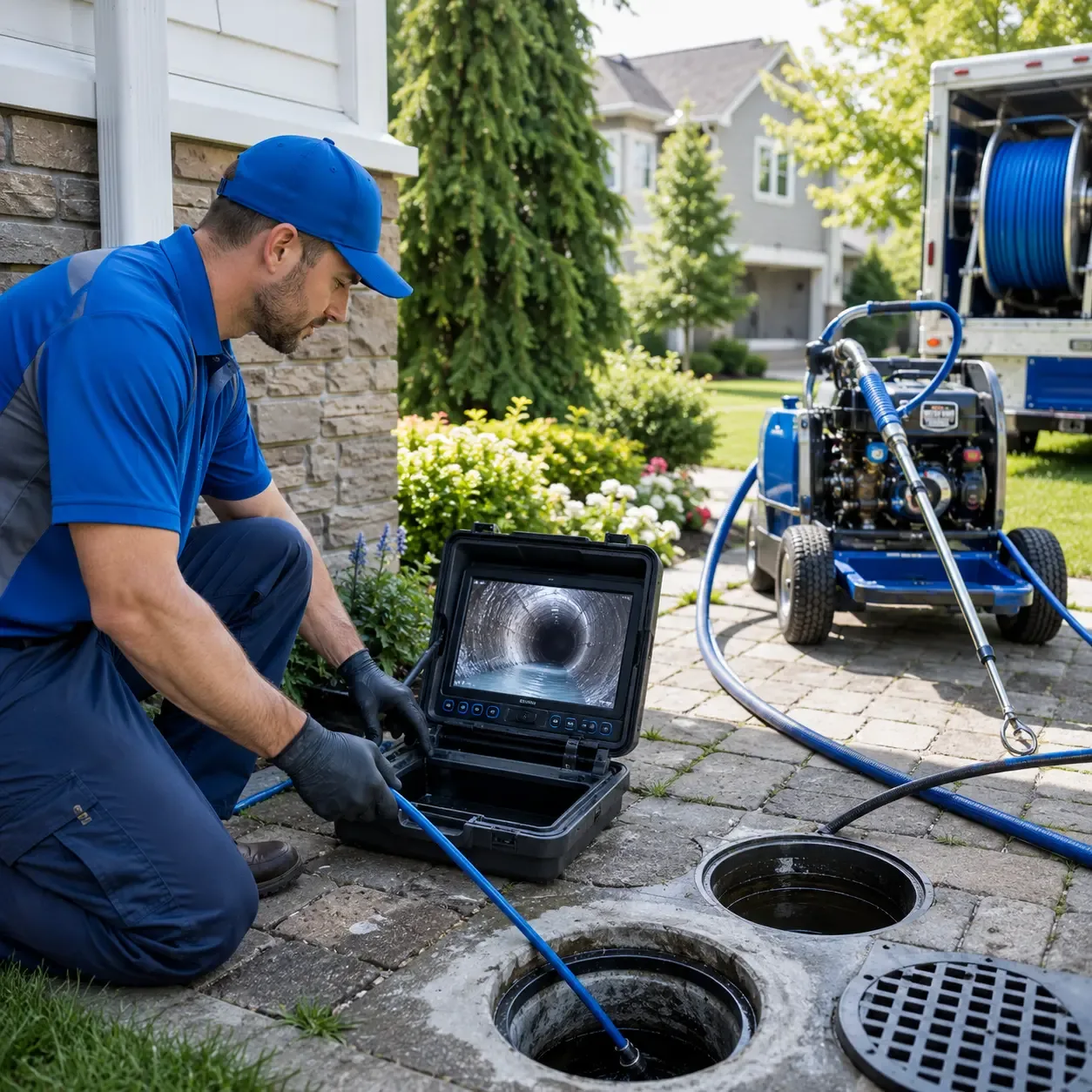 Outdoor drain cleaning professionals serving Welsh, LA