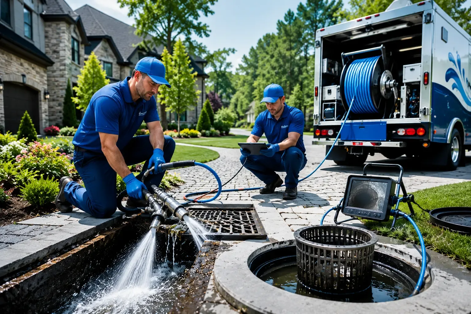 Local outdoor drain cleaning professionals in Welsh, LA