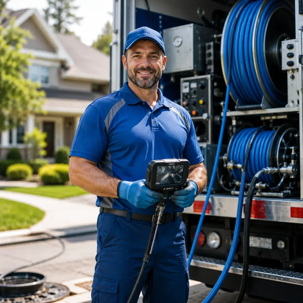 Local outdoor drain cleaning specialists in Welsh, LA